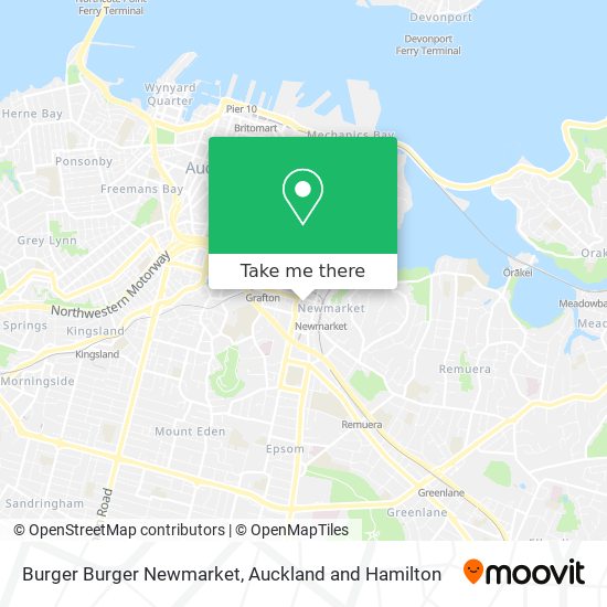 Burger Burger Newmarket地图