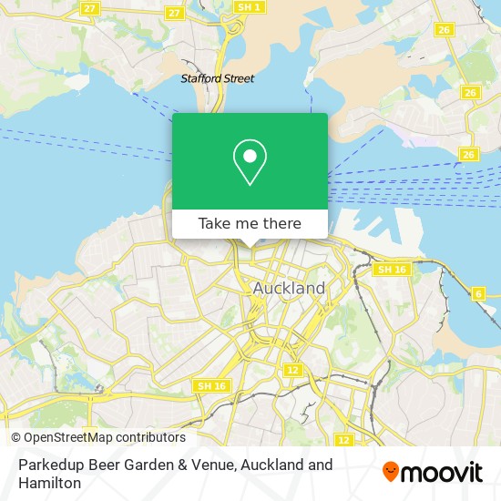 Parkedup Beer Garden & Venue map
