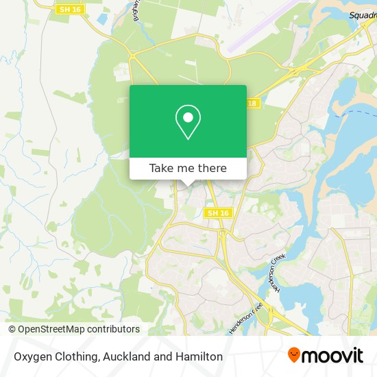 Oxygen Clothing map