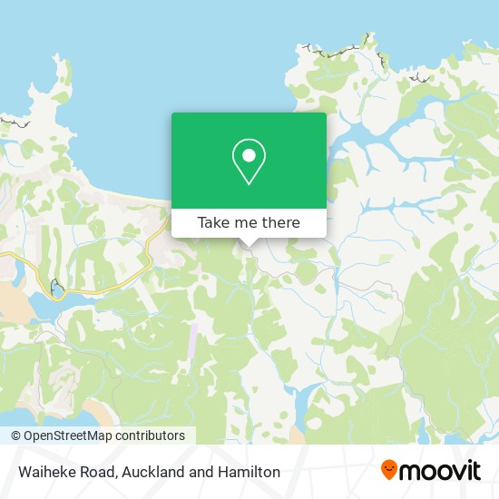 Waiheke Road map