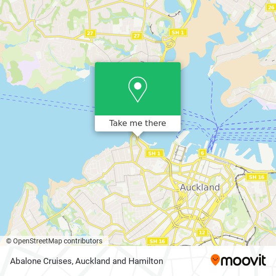 Abalone Cruises map