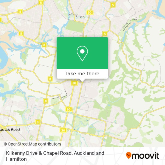 Kilkenny Drive & Chapel Road map