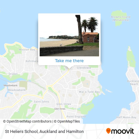 St Heliers School map