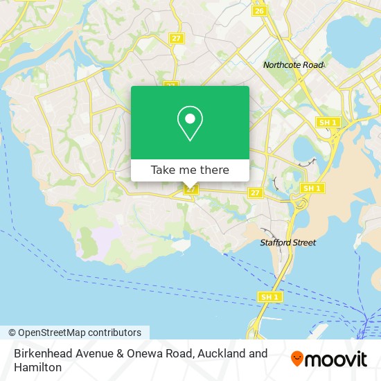 Birkenhead Avenue & Onewa Road地图