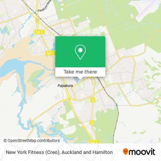 New York Fitness (Creo) map