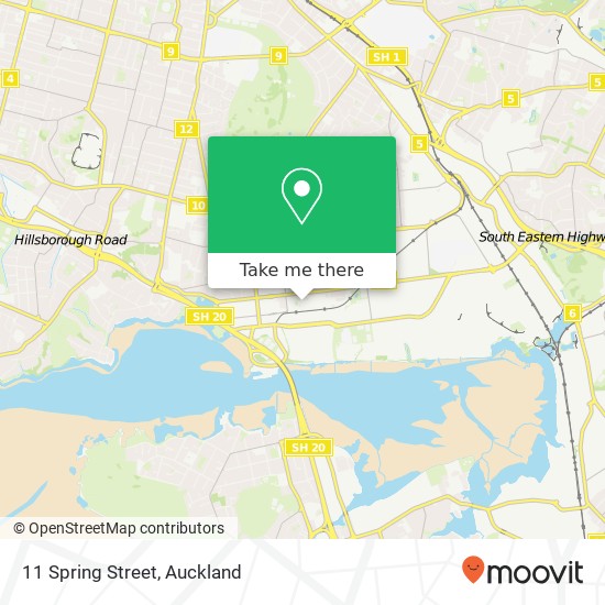 11 Spring Street map