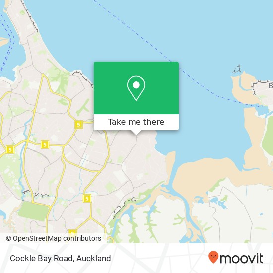 Cockle Bay Road map