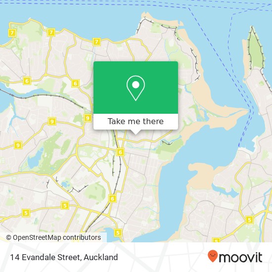 14 Evandale Street map