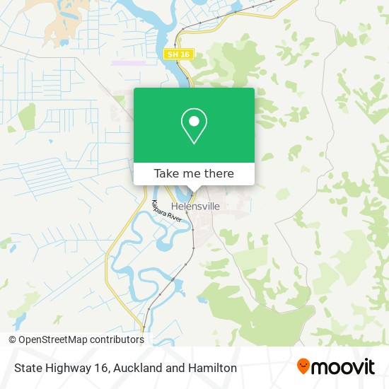 State Highway 16 map