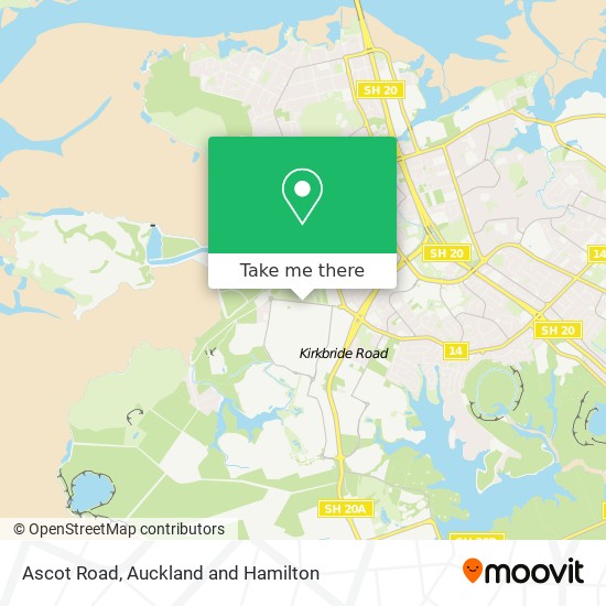 Ascot Road map