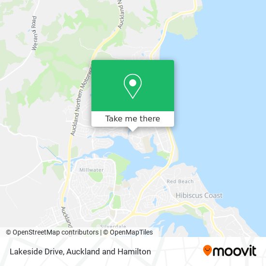 Lakeside Drive map