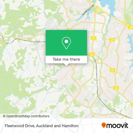 Fleetwood Drive map