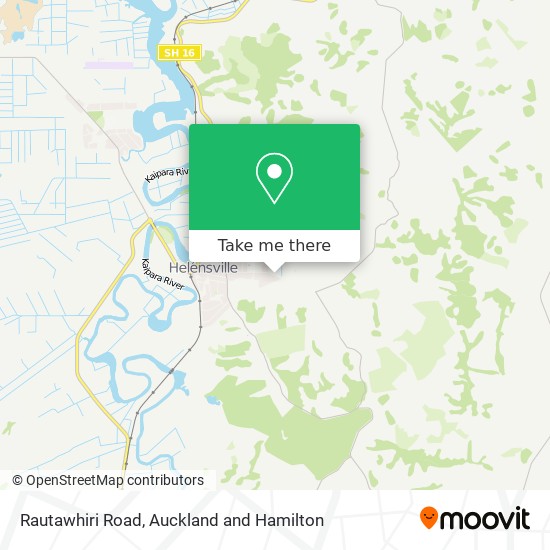 Rautawhiri Road map