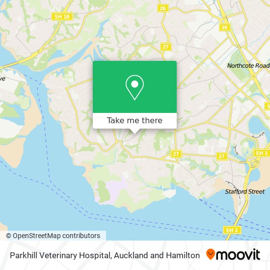 Parkhill Veterinary Hospital地图