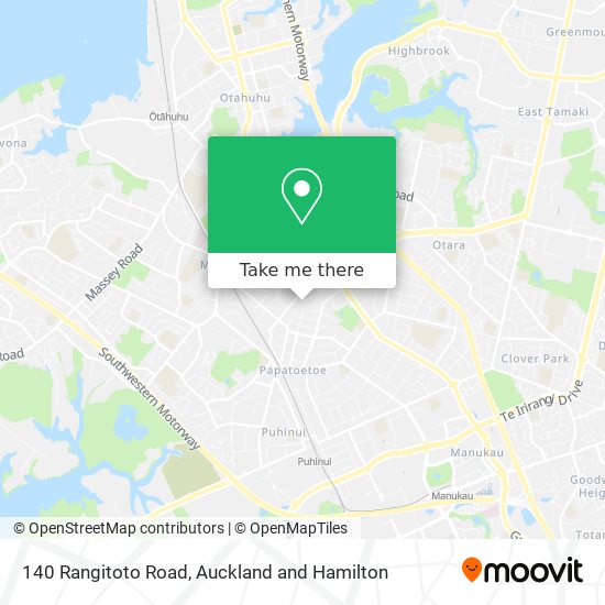 140 Rangitoto Road map