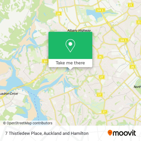 7 Thistledew Place地图