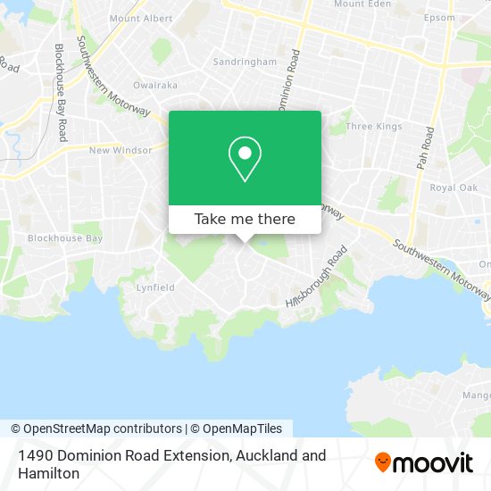 1490 Dominion Road Extension map