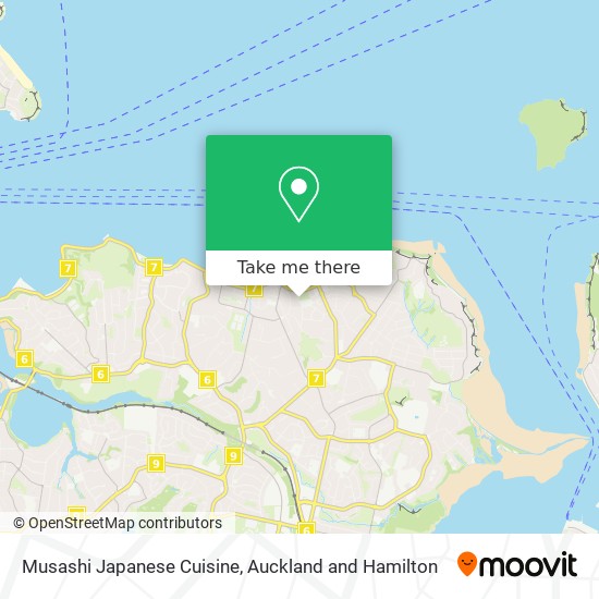 Musashi Japanese Cuisine map