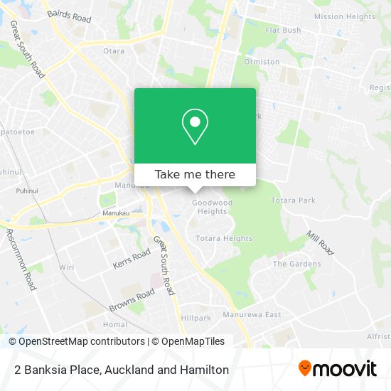2 Banksia Place map