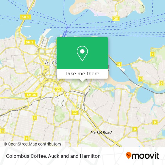 Colombus Coffee map