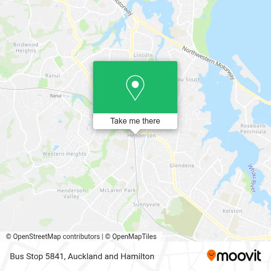 Bus Stop 5841 map