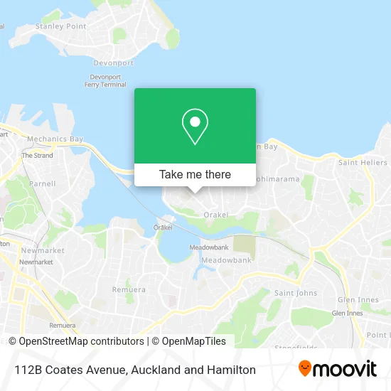 112B Coates Avenue map