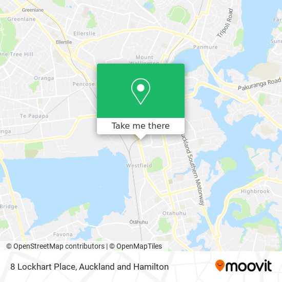 8 Lockhart Place map