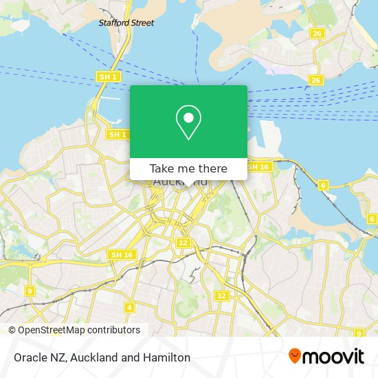Oracle NZ map