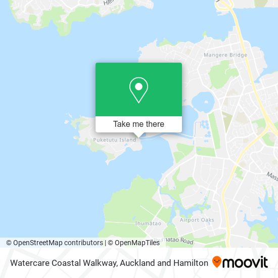 Watercare Coastal Walkway map