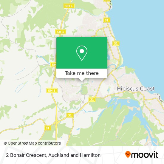 2 Bonair Crescent map
