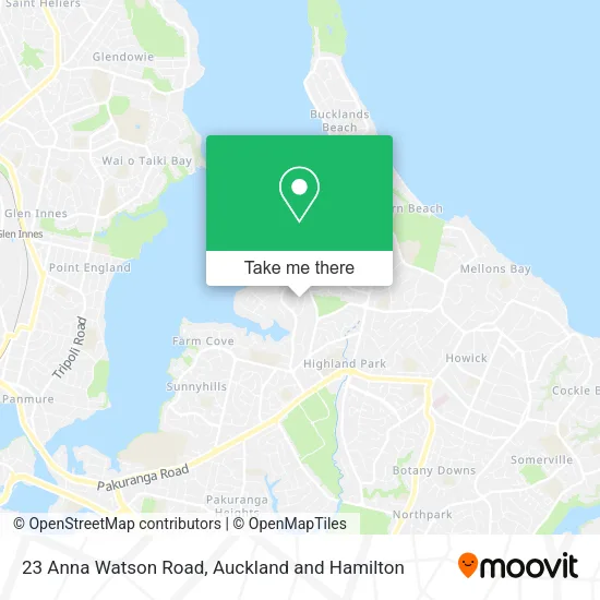 23 Anna Watson Road map