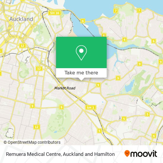 Remuera Medical Centre map