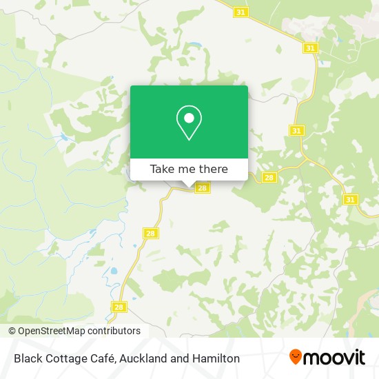 Black Cottage Café map