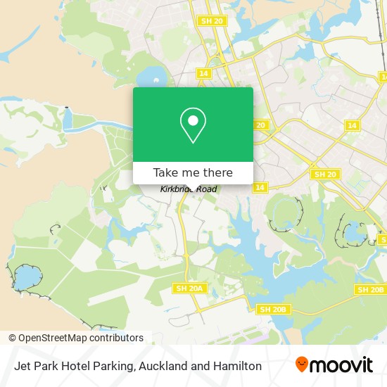Jet Park Hotel Parking map