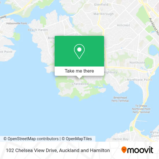 102 Chelsea View Drive map