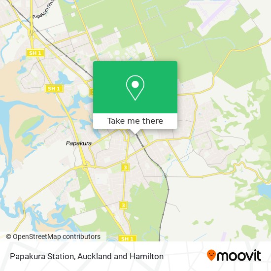 Papakura Station地图