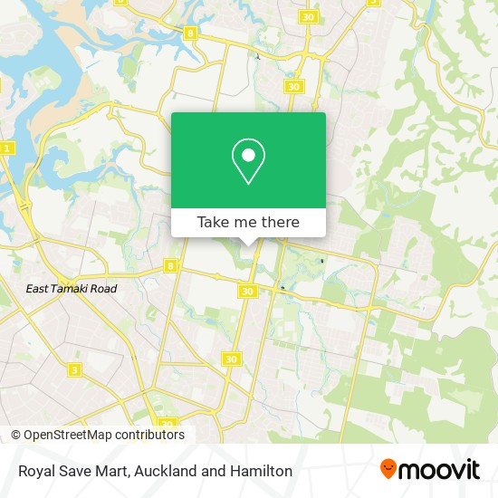 Royal Save Mart map