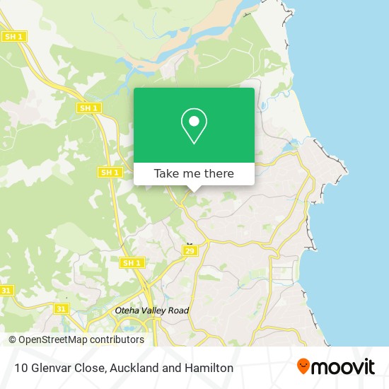 10 Glenvar Close map