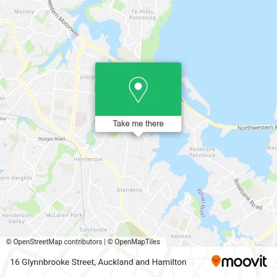 16 Glynnbrooke Street map
