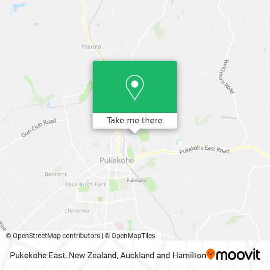 Pukekohe East, New Zealand map