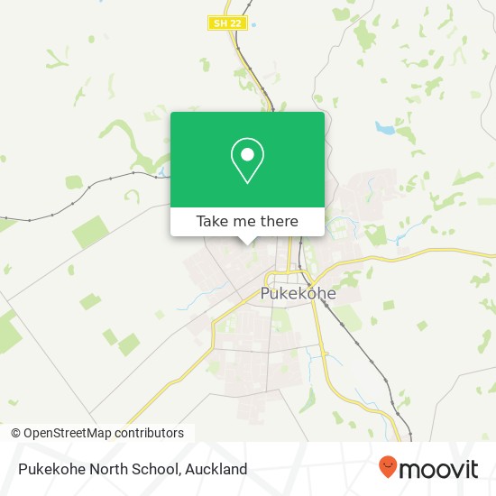 Pukekohe North School map