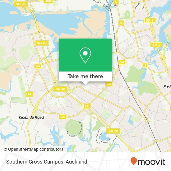 Southern Cross Campus地图