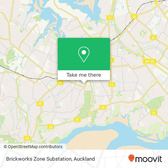 Brickworks Zone Substation map