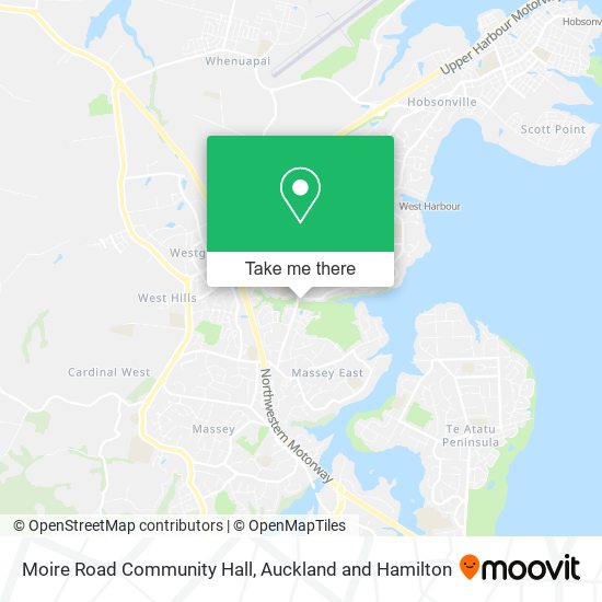 Moire Road Community Hall map
