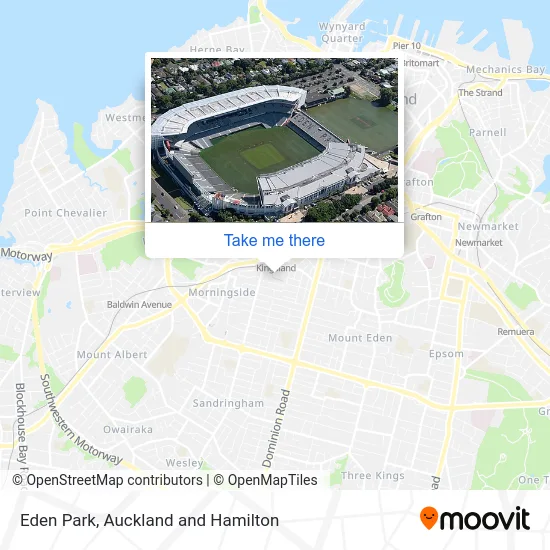 Eden Park map