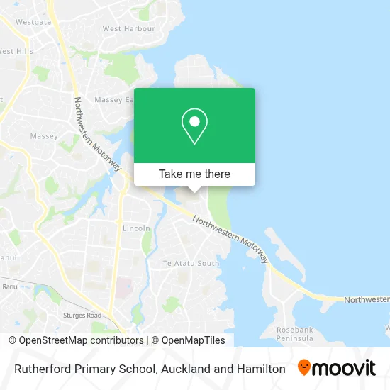 Rutherford Primary School map