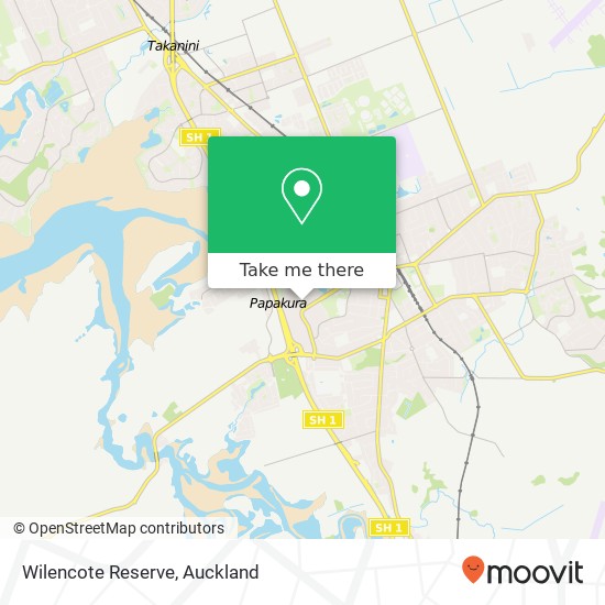 Wilencote Reserve map