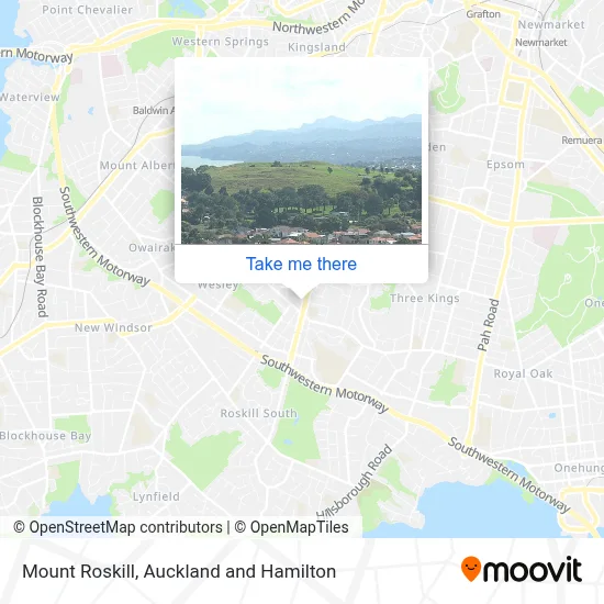 Mount Roskill map