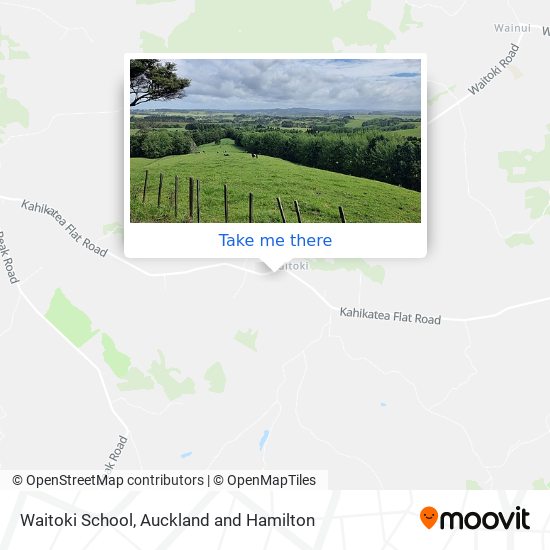 Waitoki School map