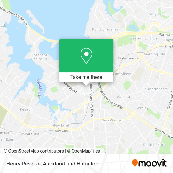 Henry Reserve map